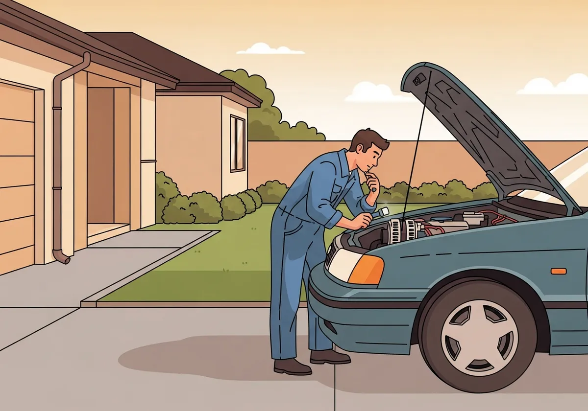 ご指定場所へ出張するイラスト