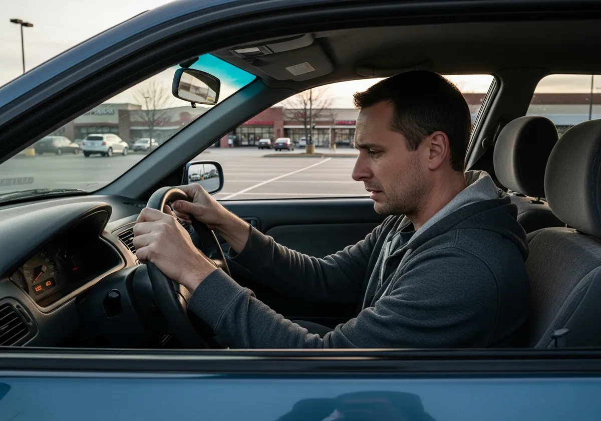 エンジン振動が気になっているドライバーのイメージ