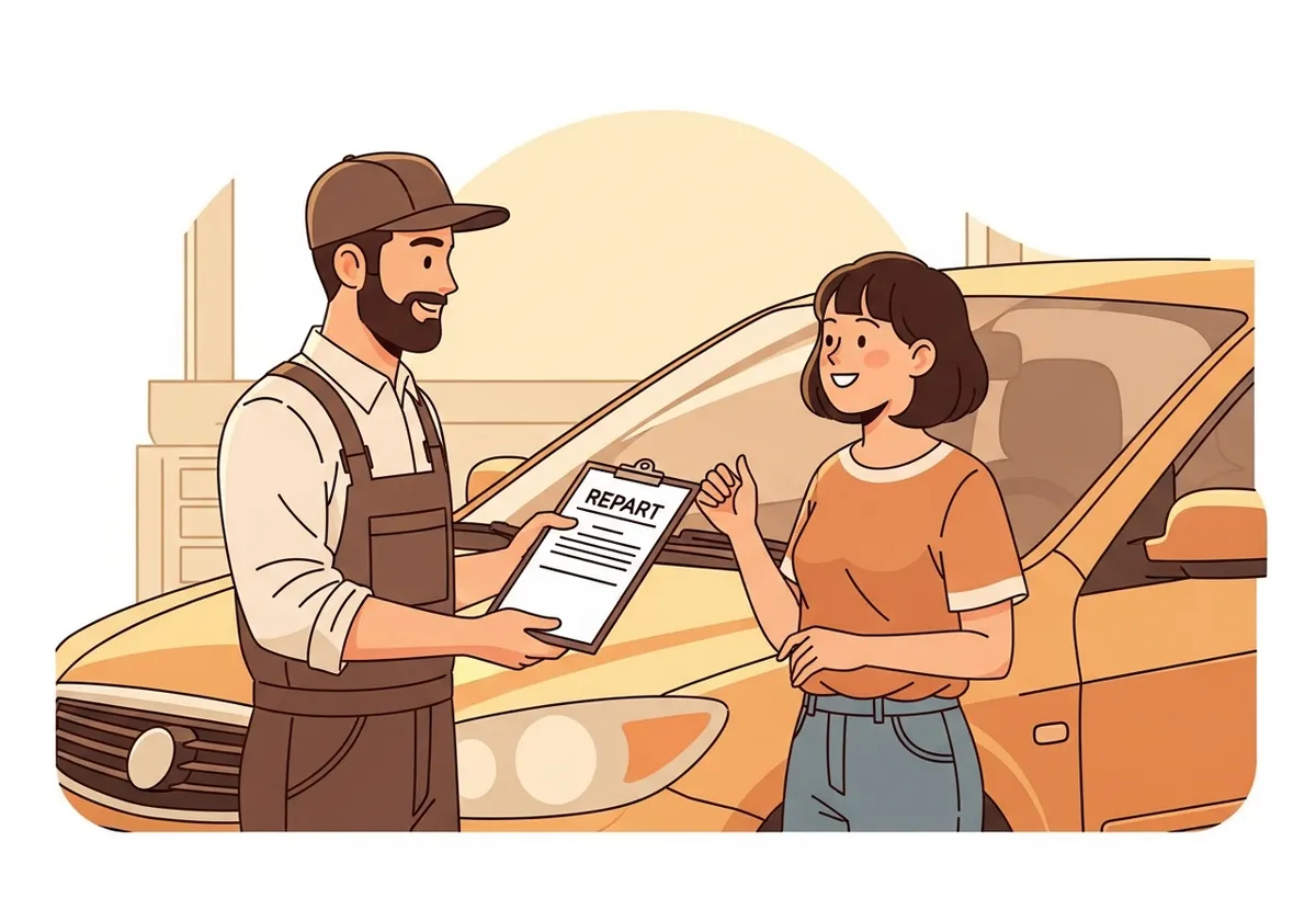 修理内容を説明するイラスト