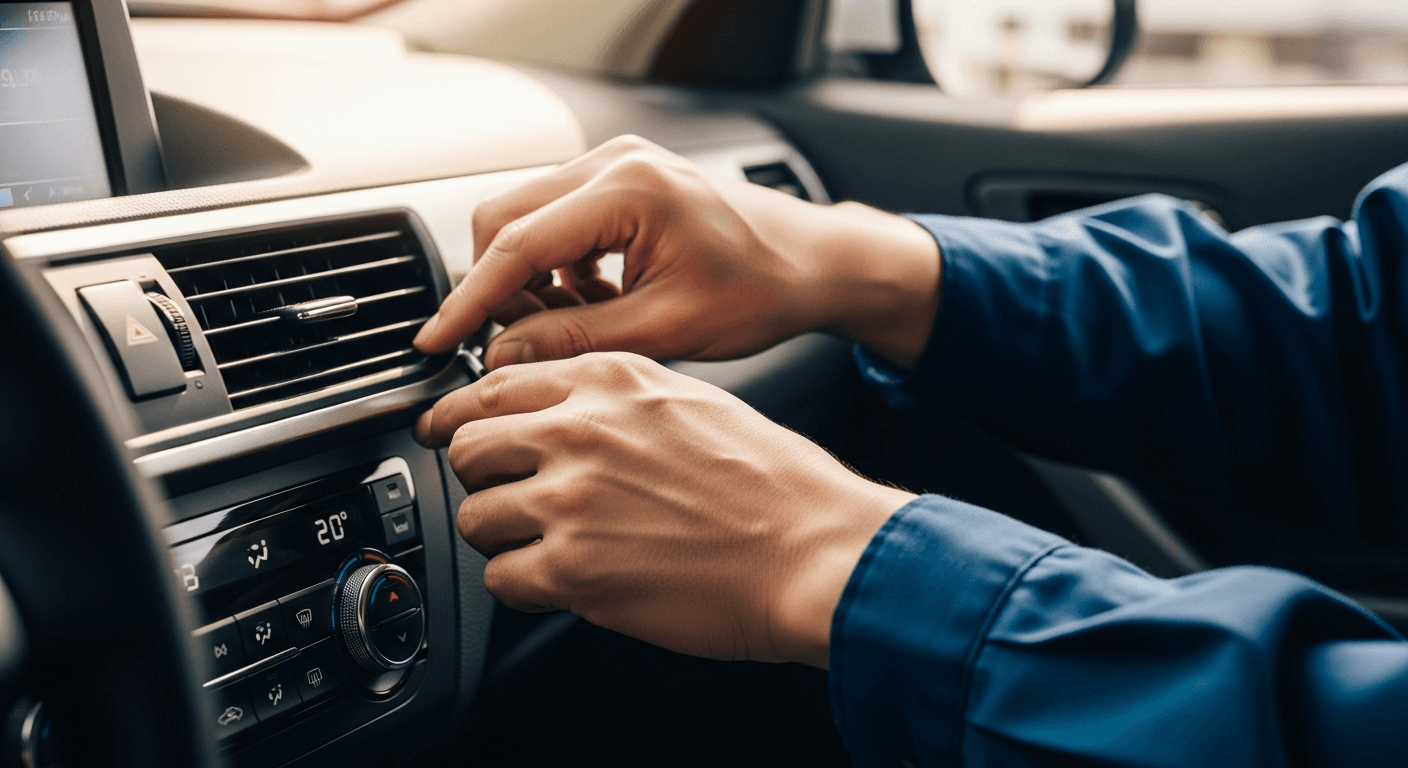 車のエアコン修理・コンプレッサー交換 出張対応