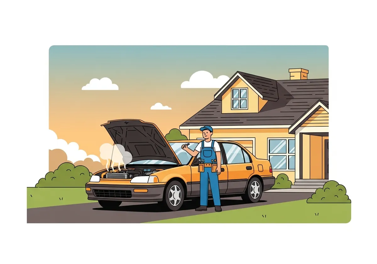 現車確認・切り分けのイラスト