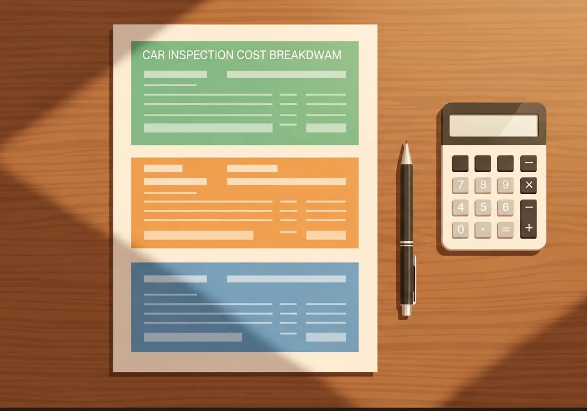 車検費用の内訳イラスト