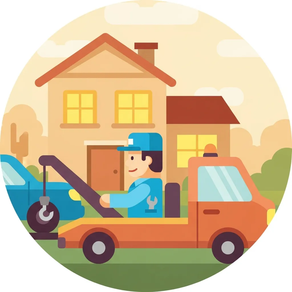 車両確認のイラスト