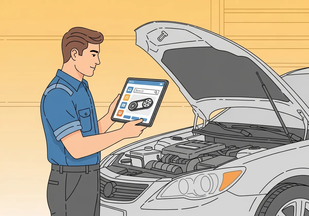 対象車か確認するイラスト