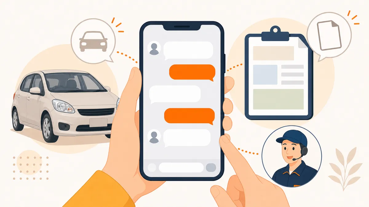 車検見積もりに関するよくある質問のイラスト